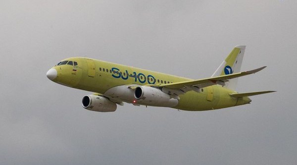 Опытный образец импортозамещенного ближнемагистрального самолета Superjet-100
